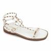 High Sandals Light Leather Studded Coralie Woman LES TROPEZIENNES BY M.BELARBI