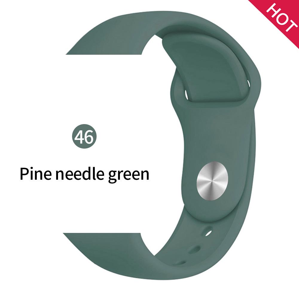 Силиконовый ремешок для часов Apple Watch 1-6 SE, Iwatch