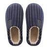 Men's Large Plush Non-Slip Slippers: Thick Soled, Warm Cotton for Autumn & Winter