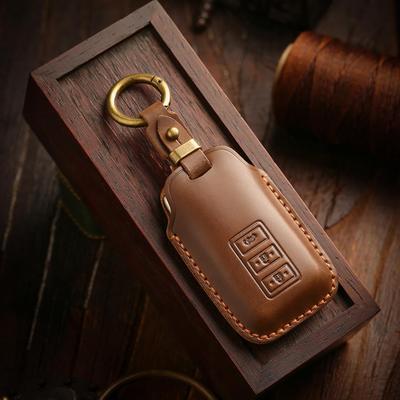 [Lexus 2020-2022] Чехол для ключа автомобиля Ручной работы из коровьей кожи Подходит для NX300 NX300h RX350 RX350L