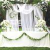 Wedding Stage Backdrop Draping Party Background Gauze Curtain Chiffon Ceremony Reception Hanging Decor Birthday Party Backdrop