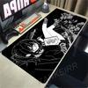 Cartoon Black And White Extended Desk Mat Laptop Japan Cool Anime Girl Mouse Pad Rubber Keyboard Rug PC Gamer Cabinet Mousepad