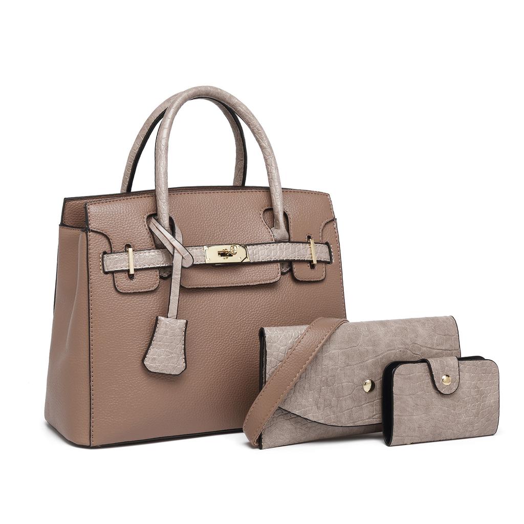 2026 New Fashion Lightweight Luxury Women's Shoulder Crossbody Bag 3-Piece Set