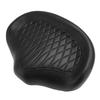 Bike Seat Cushion for Big Butt PU Leather Sponge Water Proof Wide Bike Saddle Seat for Electric Bikes Folding Bikes