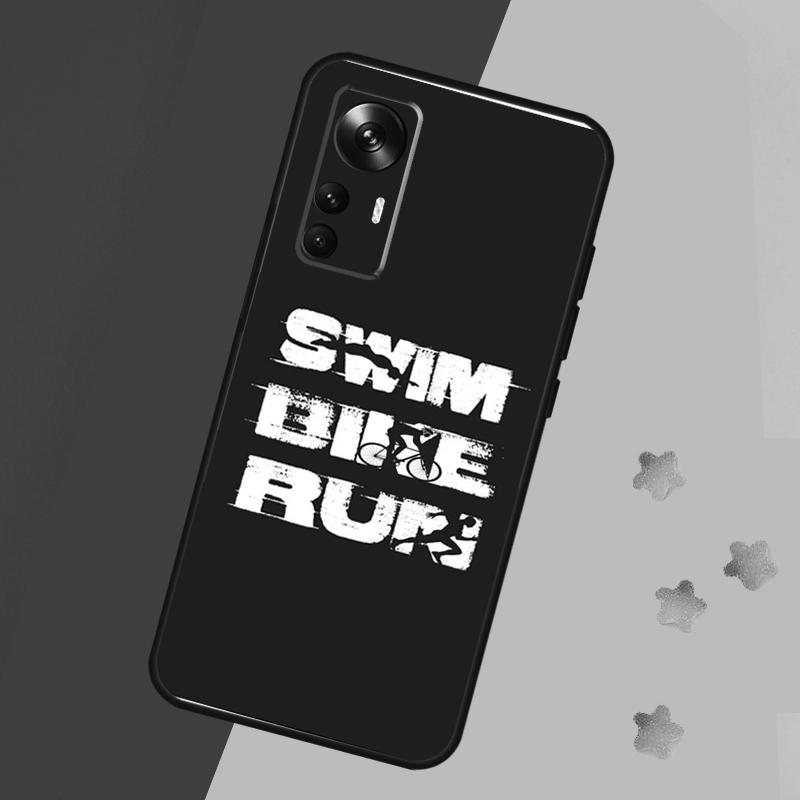 Triathlon Tri Life Swim Bike Run For POCO F5 X3 X5 Pro F3 F4 M5s X4 GT Case For Xiaomi 13 14 Pro 11T 12T 13T Pro 12 Lite 12X