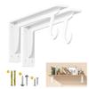 Heavy Duty Closet Shelf Bracket Sturdy Triangle Metal Bracket Wall Mount Hanger  Garden
