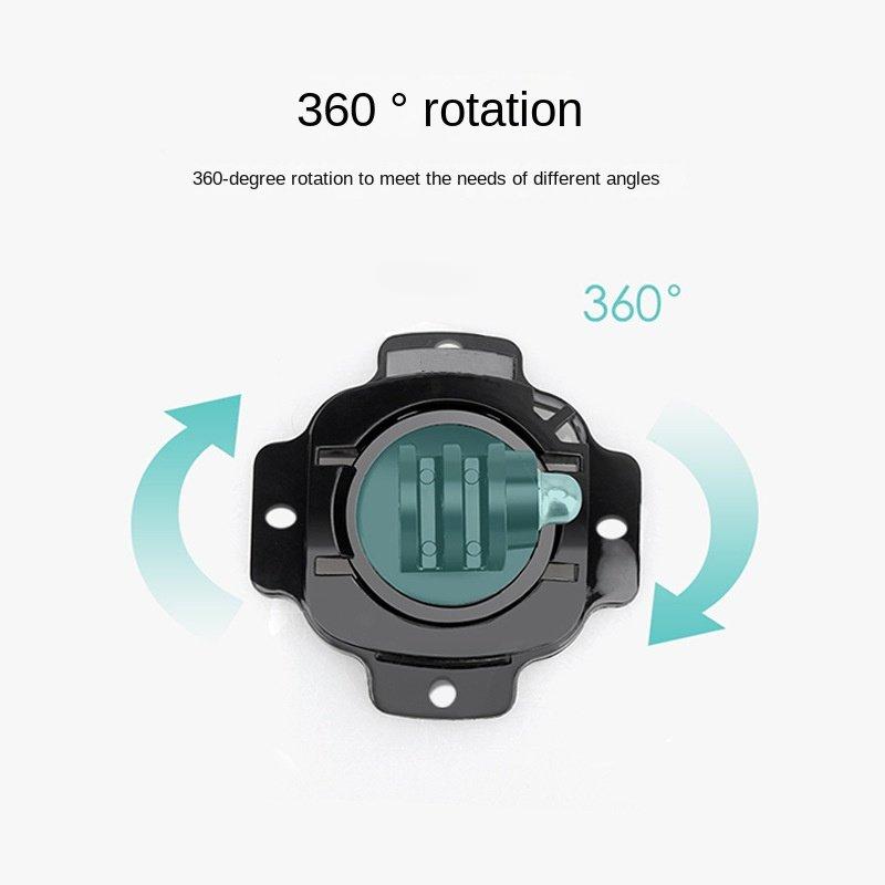 360 Motorcycle Helmet Rotary Adhesive Base Mounts for GoPro 12 11 10 9 8 7 6 5 Session SJ4000 Xiaomi Yi 4K Eken Action Camera