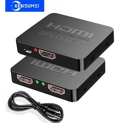 Разветвитель HDMI 4K 30 Гц 1x2 Переключатель HDMI 1 вход 2 выхода Видеораспределитель Разветвитель 1080P Двойной дисплей для ТВ ПК Ноутбука Монитора Проектора HDTV DVD PS3 Xbox