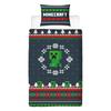 Pixel Christmas Reversible Duvet Set