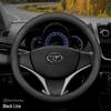Чехол рулевого колеса Toyota Highlander из кожи Наппа: Дышащий, Нескользящий, Ультратонкий для моделей 2009-2026 гг.