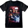 Jujutsu Kaisen Power Мужская футболка с коротким рукавом ОбычныйОбычная посадка Черный