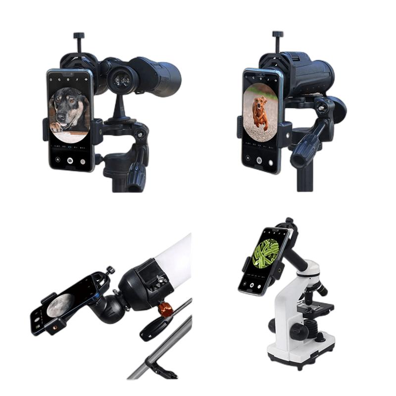 Outdoor Universal Black Portable Rifle Scope Mount Telescope Bracket Photography Holder Telescope Phone Holder