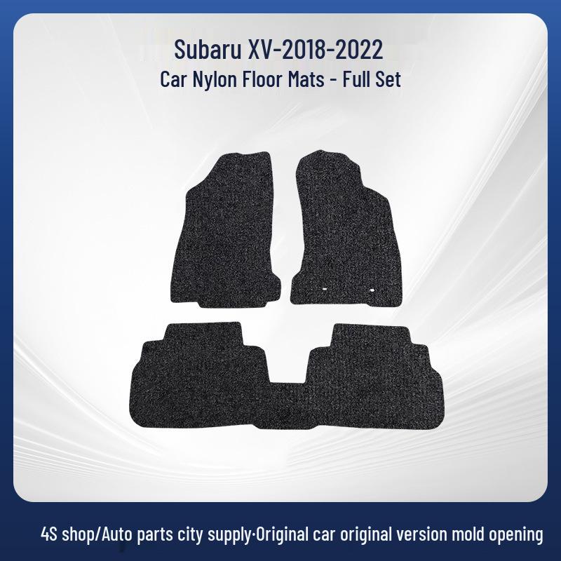 Замшевые нейлоновые противоскользящие коврики для пола для Subaru XV 2018-2022