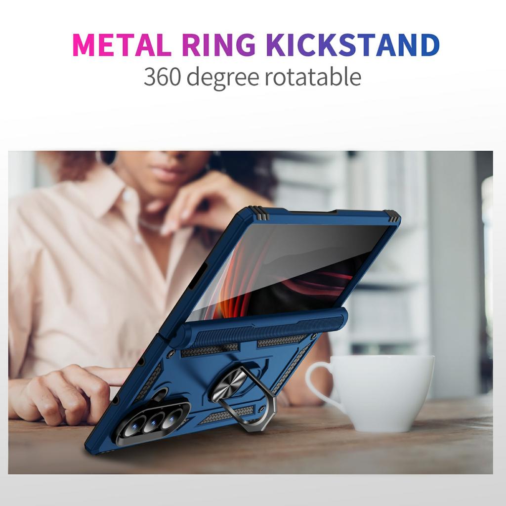 Чехол для Samsung Galaxy Z Fold7 5G PC+TPU Чехол для телефона с подставкой