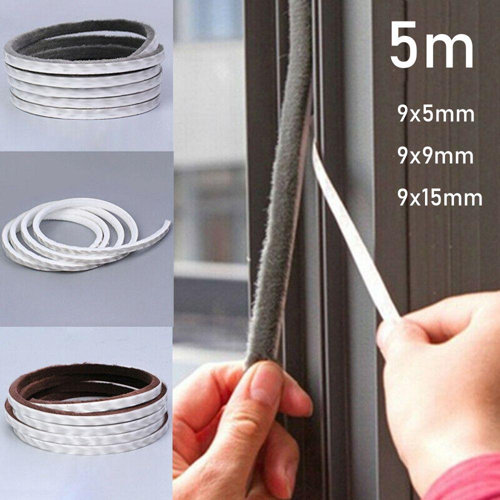 Tape Door Strip Windproof Pile Weatherstrip Sealing Strip Self Adhesive Door and window seal