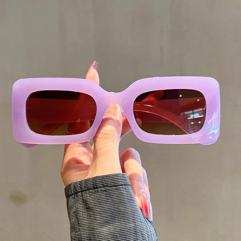 Colors Fashion Women Square Sunglasses Ladies Outdoor UV400 Candy Color Sunshades Unisex Trendy Eye Protection Goggles