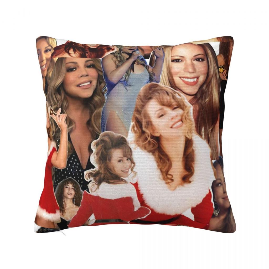 Mariah Carey American Singer Pillow Cover Cushion Cover Soft Graphic Pillow Case Novelty Pillowcases For Sofa Home Decorative