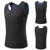 Спортивный жилет для мужчин Тренер для талии Костюм для сауны Горячие полимерные толстовки для похудения Формирователь тела Тренировочные майки Корректирующее белье Базовый слой для фитнеса