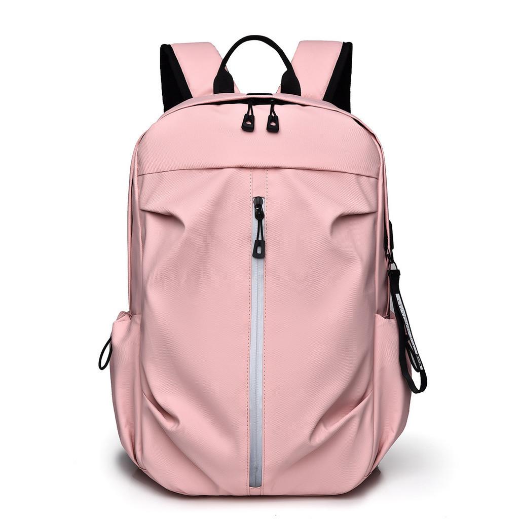 Versatile Waterproof Laptop Bag With Usb Port Suitable For Casual Travel 15-inch Computer Size Black/grey/pink