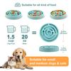 1PC Pet Cat Cat Dog Slow Food Bowl Non-Slip Slow Food Feeding Dog Food Bowl Pet Supplies