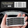 WTOM1 4pcs Aluminum Car Badges Wheels Rims Stickers Auto Decoration For Alfa Romeo Giulia Giulietta 159 156 MITO Stelvio 147 Sportiva