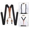 Unisex Elastic Strap Clip Adjustable Elastic Pants Support Waistband Suspenders