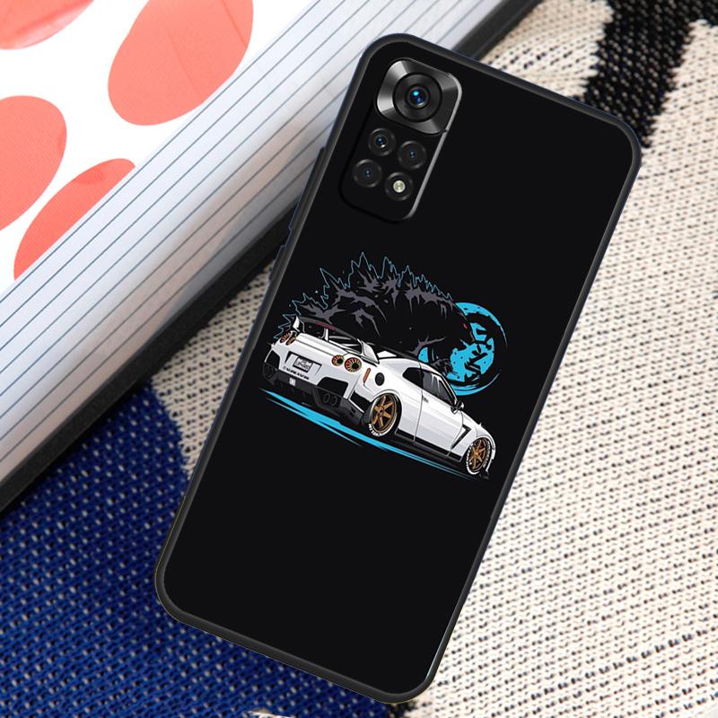 JDM Car Case For Xiaomi Redmi Note 12 8 9 10 11 Pro 9S 10S 11S 8T Redmi 10 12C 9C 10A 10C Coque