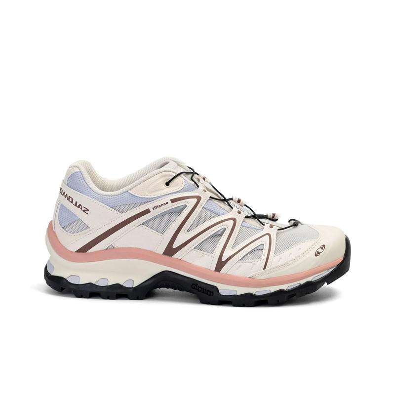SALOMON Xt-Quest Trendy Slip-Resistant Durable Supportive Low-Top Outdoor Functional Hiking Shoes Unisex Hiking Shoes White Champagne 417589