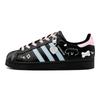 adidas Originals Superstar 2 Специальная коробка для обуви, Романтичное оформление, Милый щенок, Низкие кеды для скейтборда, Унисекс, Синий Розовый JI0079(TeamS1-S-BOX)