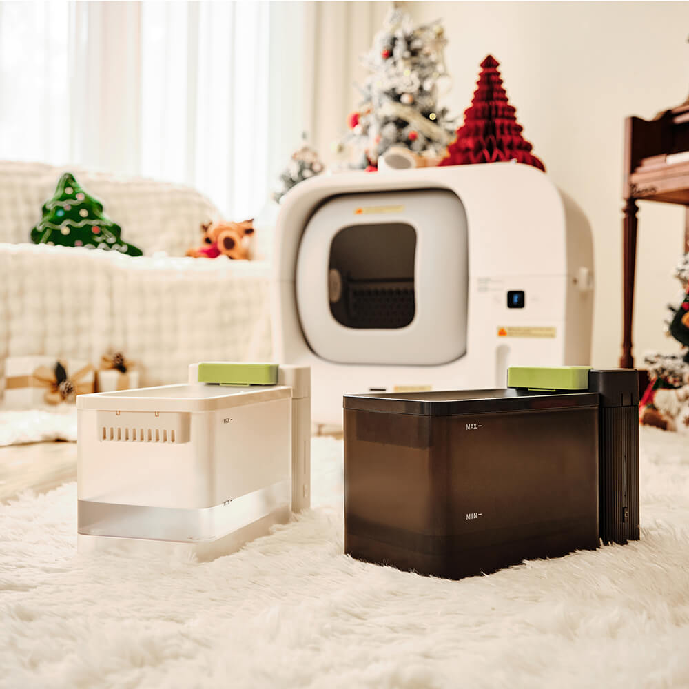 Восстановленная автоматическая поилка для домашних животных Furbulous Cube - Черный