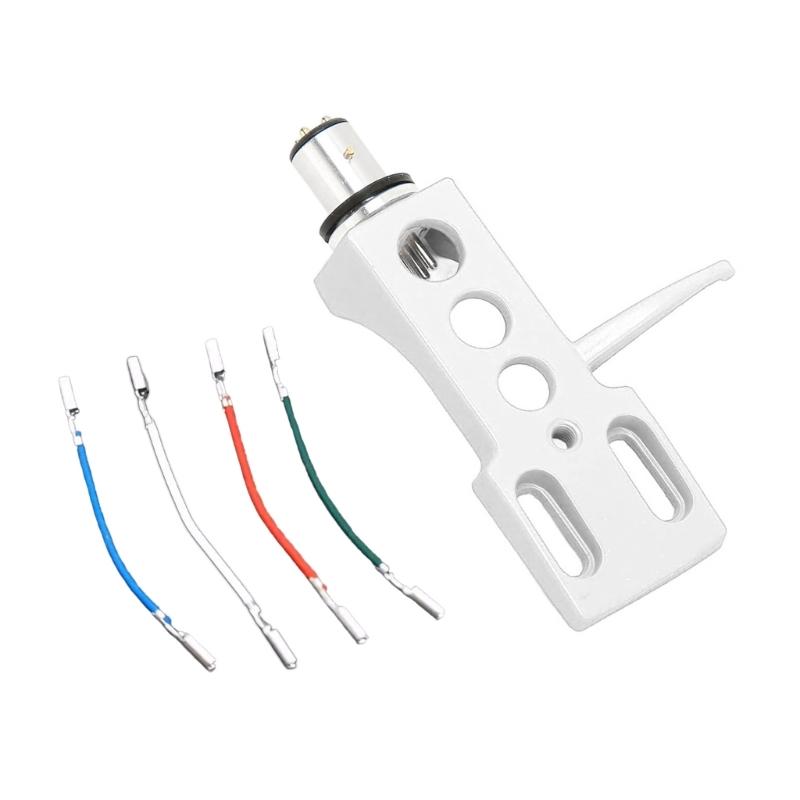 Aluminum Turntables Cartridge Stand Holder with Color Wire for Record Player Needle Holder for Audiophiles
