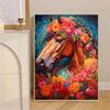 5d DIY Diamond Painting Cross Stitch Animals Horses Flowers Diamond Embroidery Mosaic Full Round Drill Home Decor Arts
