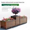 Outdoor Preservative-Treated Wood Planter Box