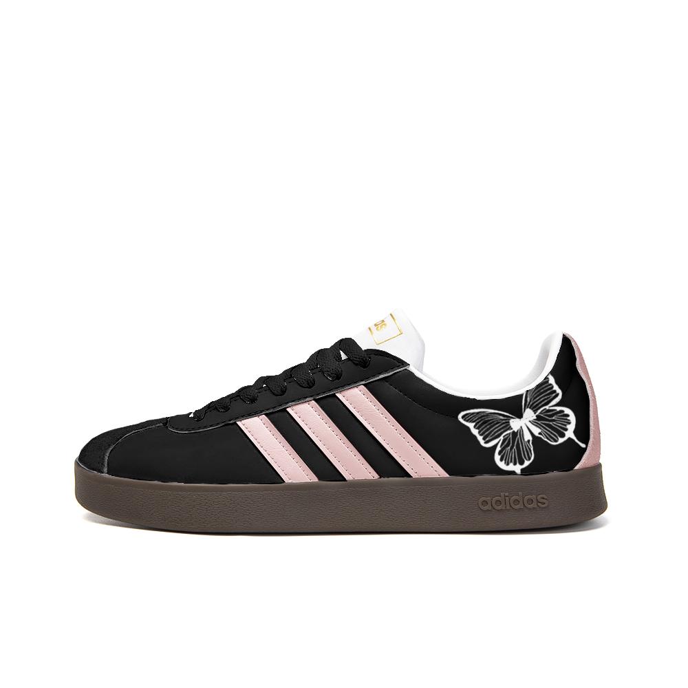 adidas Кроссовки для скейтбординга Neo VL Court 2.0, нескользящие, износостойкие, низкие, унисекс, черные, ID6015(Команда354-)