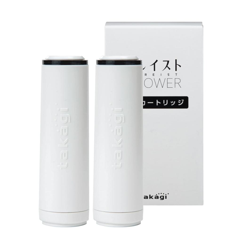 Очистка воды для душа Beautiful Shower Water Purification 2 Pieces Takagi Shower Удаление хлора Вода Остаточный хлор Хлор Красивая кожа Волосы Кожа головы Вода