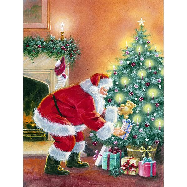 DIY алмазная живопись Санта-Клаус Алмазная вышивка Рождественский зимний пейзаж вышивка крестиком набор мозаики со стразами Рождественский подарок