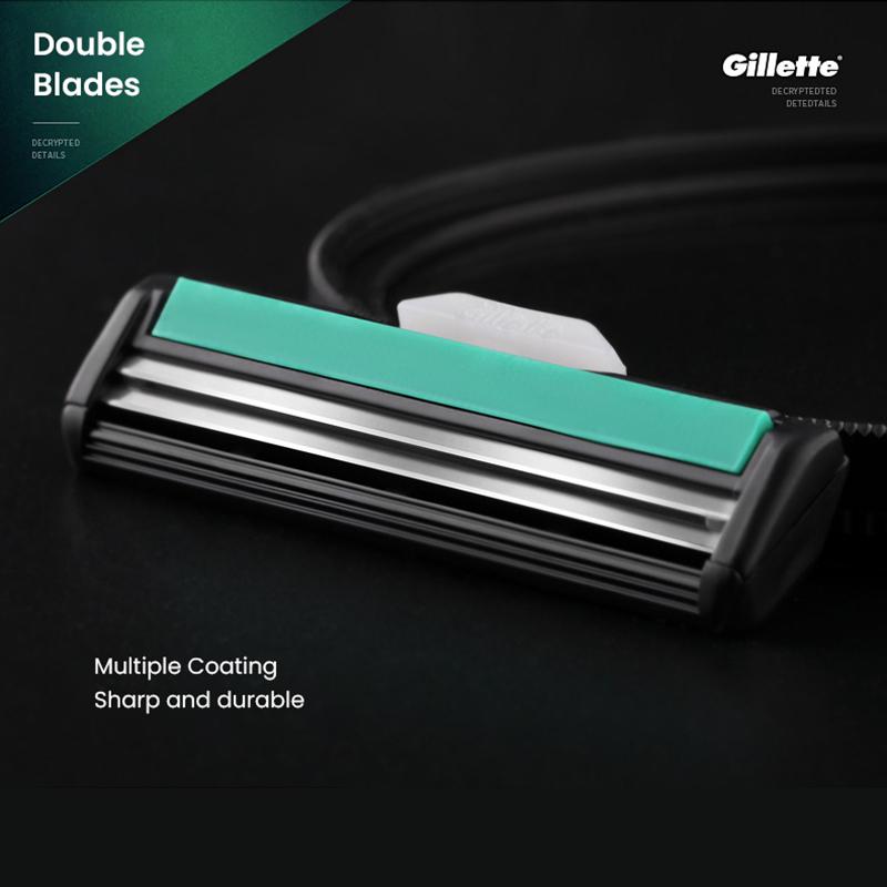 Gillette Бритва Vector с 2-слойными лезвиями, 1 ручкой, 9 лезвиями