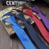Tie Men'S Business Dress Narrow Version Occupation Easy To Pull Lazy Tie Marriage Solid Color Multi-Color