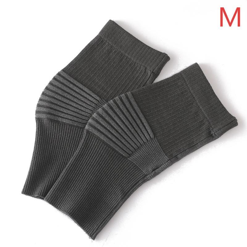 Elastic Cotton Sports Knee Brace Black Stripe Compression Knee Pads for Cross Training WOD Workout Injury Recovery Support