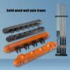 Wall Mount Pool Stick Holder Billiard Pool Cue Rack Hardwood Pool Cue Holder Rest Cue Stick Storage Organizer for Billiards And Cues