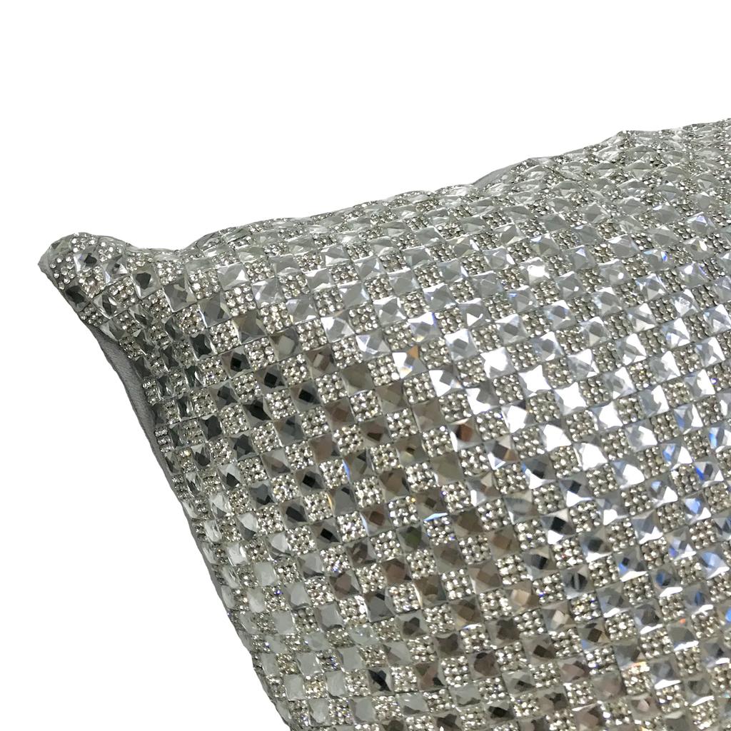 40x40см Наволочка Роскошная Блестящая Bling Декоративная Наволочка с Алмазами Наволочка для Декоративной Подушки Домашняя Наволочка