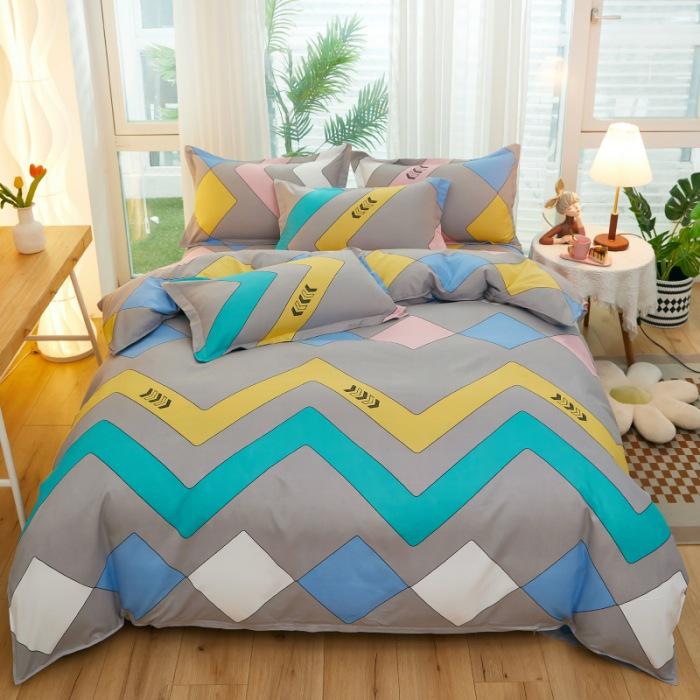 Пододеяльник из кашемира с начесом и принтом растений 2025