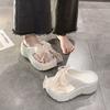 Small Lightweight and Non-slip Temperament Bow Slippers 2025 High Value Cute Thick Bottom Flip-flops Women's Summer Outer Wear