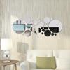 26pcs Circle Mirror Wall Stickers 3D Stereoscopic Acrylic Wall Decoration