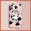 Милый Мультяшный Чехол для Телефона с Коровой для iphone 13 11 12 mini pro max 7 8 plus 6 6s x xs max xr