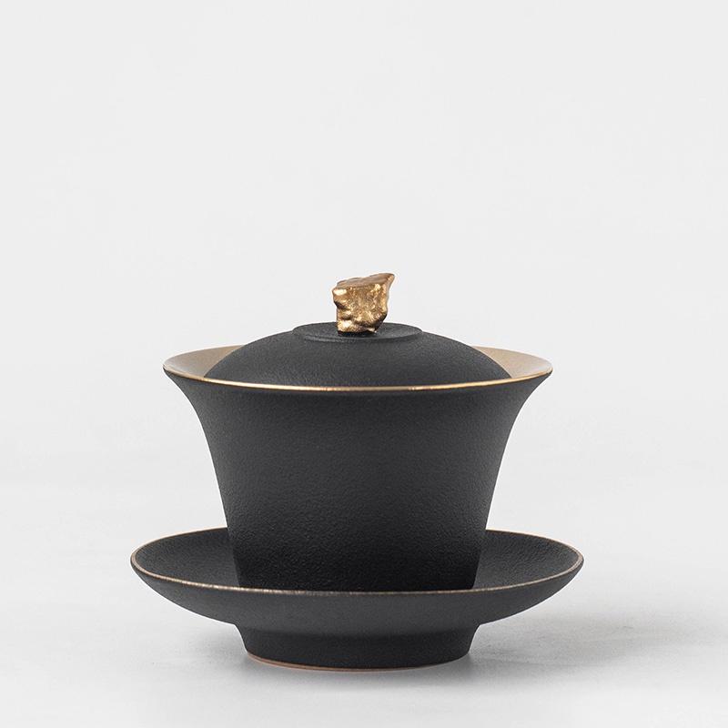 150 мл Керамическая чаша с крышкой Японский стиль Чайная чаша Винтажная чайная чашка