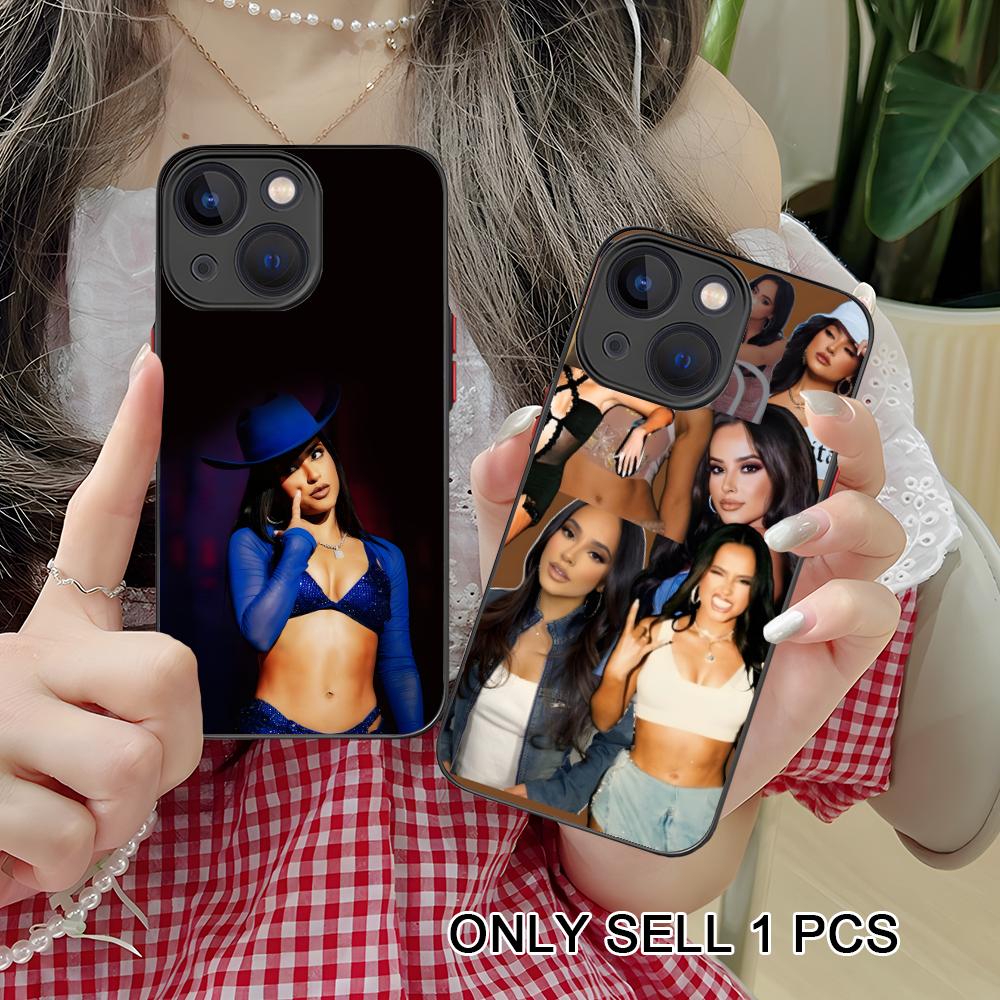 Модный силиконовый чехол для мобильного телефона Becky G для iPhone 17 16 15 14 13 12 11 X XR XS Air Pro Max Plus Mini Цветная крышка