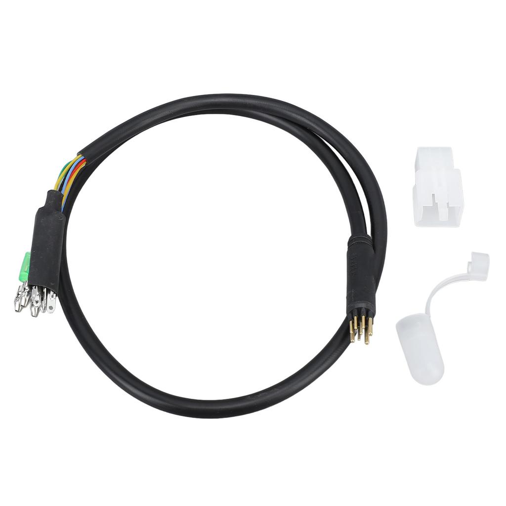 Electric Bike Motor Extension Cable M6 Male 9 Pin Waterproof Extension Cable for Front Rear Hub Motor Conversion Kit