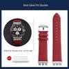 Для Swatch металлический адаптер YVS400 YVB404 YVS420 YVS454 YVS451 Браслет из кожаного ремешка Модифицированная цепочка для часов 21 мм красный синий черный ремешок