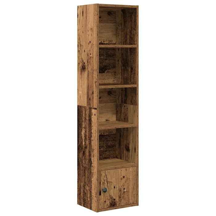 VidaXL Bibliothèque vieux bois 31x24x127 cm bois d'ingénierie, étagère à livres, support de rangement, support à livres, 860353
